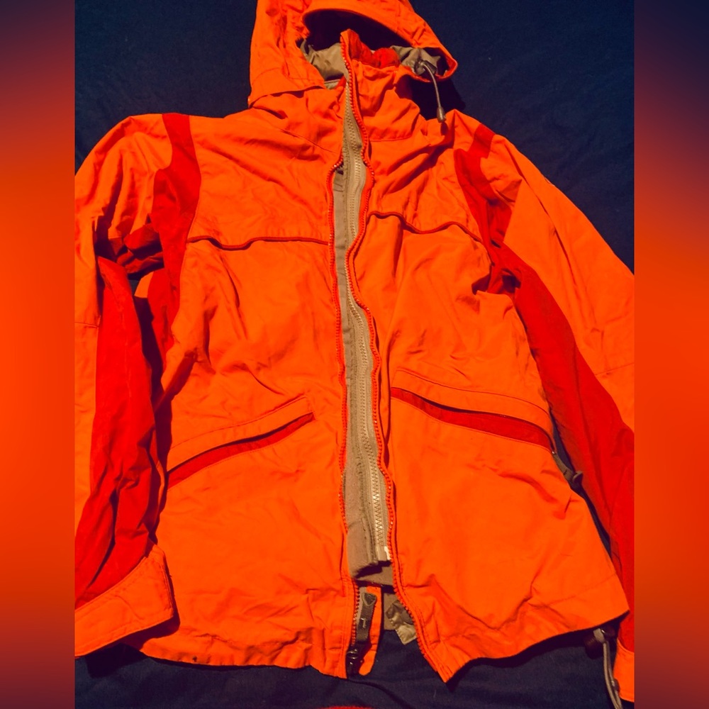 Beautiful winter jacket with detachable heavy fleece lining and hood